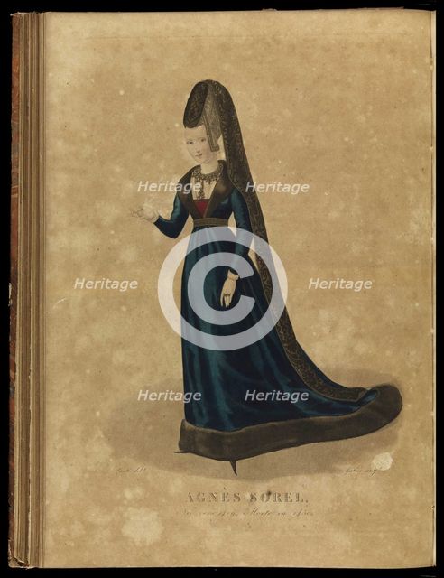 Agnès Sorel, Late 18th cent.. Artist: Gatine, Georges Jacques (1773-1831)