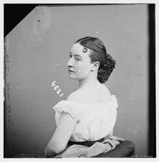 Agnes Perry, between 1855 and 1865. Creator: Unknown
