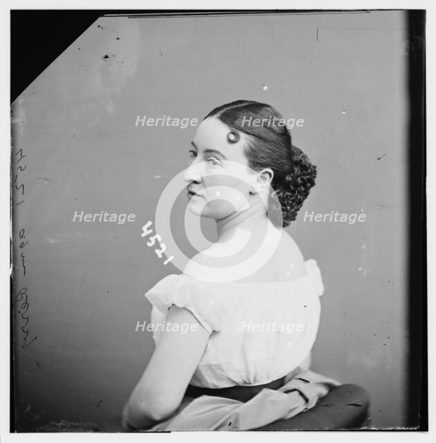 Agnes Perry, between 1855 and 1865. Creator: Unknown.