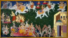 Agni Pariksha, 1652. Creator: Sahib Din