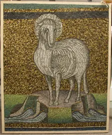 Agnus Dei, Byzantine, early 20th century (original dated 6th century). Creator: Unknown