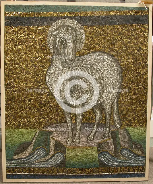 Agnus Dei, Byzantine, early 20th century (original dated 6th century). Creator: Unknown.