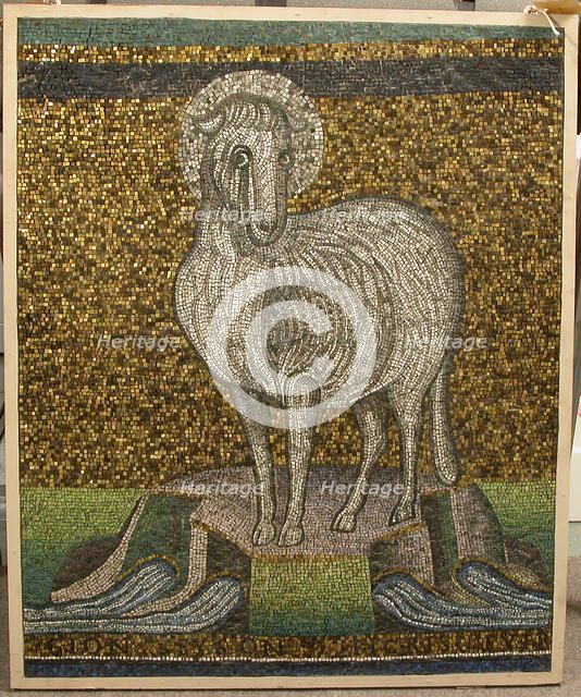 Agnus Dei, Byzantine, early 20th century (original dated 6th century). Creator: Unknown.