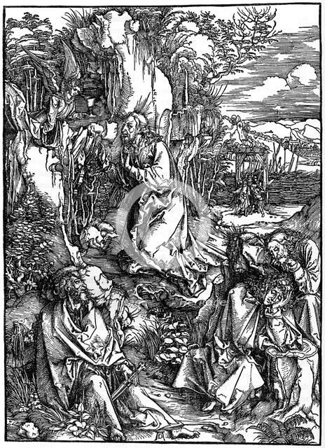 'Agony in the Garden', 1498, (1936). Artist: Albrecht Dürer