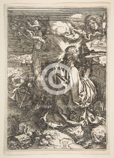 Agony in the Garden, 1515. Creator: Albrecht Durer.