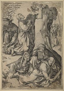 Agony in the Garden, 1584. Creator: Adriaen Huybrechts