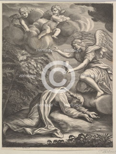 Agony in the Garden, 1680-1719. Creator: Benoit Thiboust.