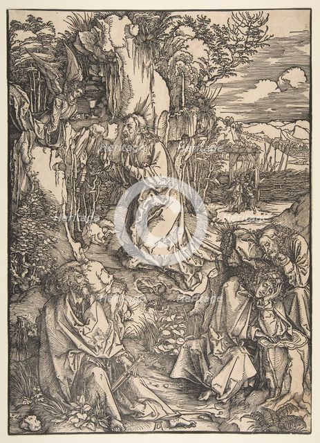 Agony in the Garden.n.d. Creator: Albrecht Durer.