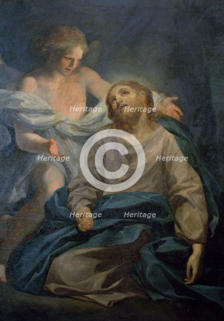 Agony in the Garden', oil on wood, held in Madrid (1774-1776), from the collection of Infante Gab…