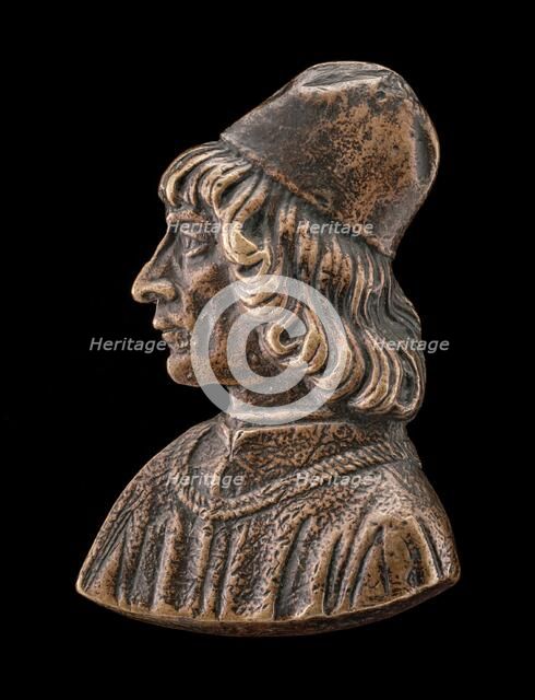 Agostino Bonfranceschi, c. 1437-1479, Lawyer and Diplomat for the Este Family, 1471/1477. Creator: Sperandio Savelli.