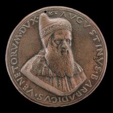 Agostino Barbarigo, c. 1420-1501, Doge of Venice 1486-1501 [obverse], c. 1495. Creator: Sperandio Savelli