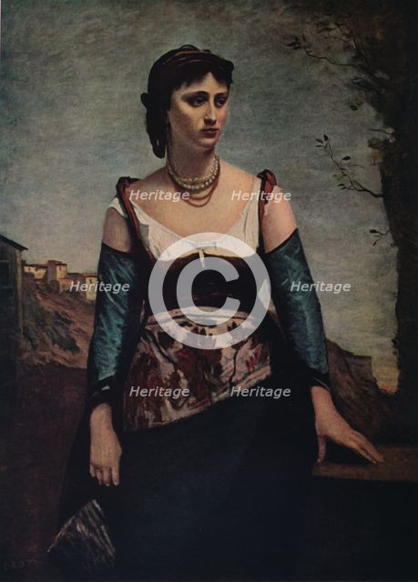 'Agostina', 1866. Artist: Jean-Baptiste-Camille Corot.