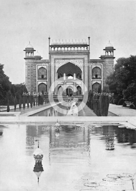 'Agra. The Gateway of the Taj Mahal', c1910. Creator: Unknown.