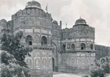 Agra. The Delhi Gate of the Fort c1910. Creator: Unknown