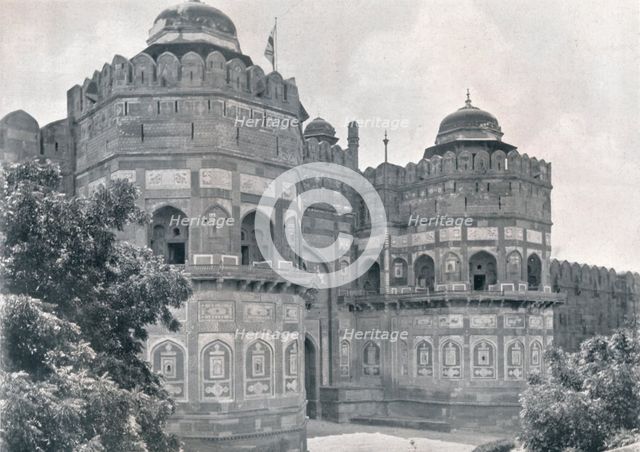 'Agra. The Delhi Gate of the Fort', c1910. Creator: Unknown.