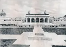 Agra. The Khas Mahal and Zenana c1910. Creator: Unknown