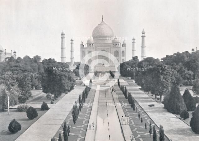 'Agra. The Taj Mahal', c1920. Creator: Unknown.