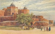 Agra Fort - Outside the Delhi Gate c1880 (1905). Creator: Alexander Henry Hallam Murray