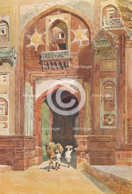 'Agra Fort - Inside the Delhi Gate', c1880 (1905). Creator: Alexander Henry Hallam Murray.