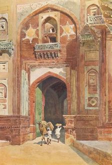 Agra Fort - Inside the Delhi Gate c1880 (1905). Creator: Alexander Henry Hallam Murray