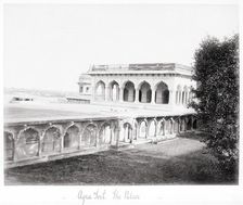 Agra Fort, The Palace, Late 1860s. Creator: Samuel Bourne