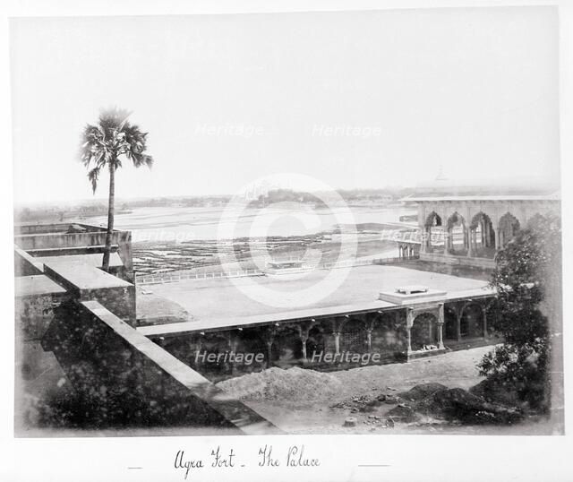 Agra Fort, The Palace, Late 1860s. Creator: Samuel Bourne.
