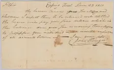 Agreement regarding hiring of enslaved woman Nelly and her children, December 22, 1810. Creator: Unknown