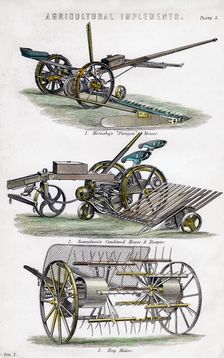 Agricultural implements, 19th century