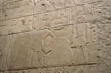 Agricultural scene relief, Mastaba of Kagemni, Saqqara, Egypt, Old Kingdom, 2350 BC (2003). Creator: Unknown