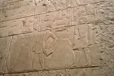 Agricultural scene relief, Mastaba of Kagemni, Saqqara, Egypt, Old Kingdom, 2350 BC (2003). Creator: Unknown