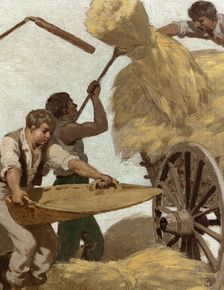 Agriculture: Sketch for the school in rue Chateau-Landon, 10th arrondissement of Paris, 1881. Creator: Jules Didier