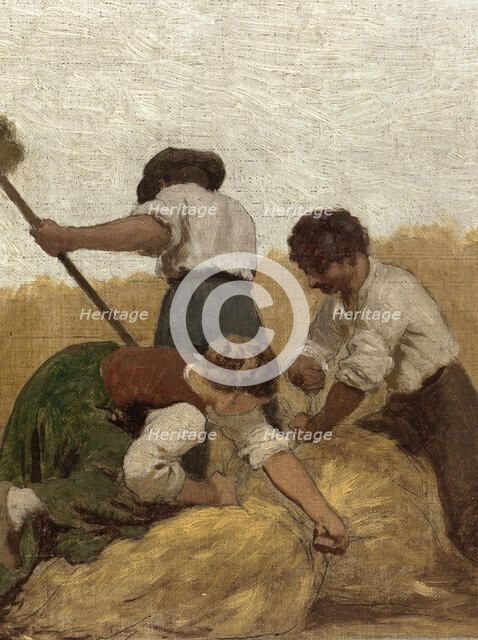 Agriculture: Sketch for the school in rue Chateau-Landon, 10th arrondissement of Paris, 1881. Creator: Jules Didier.