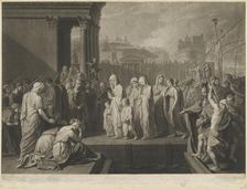 Agrippina Landing at Brindisi with the Ashes of Germanicus, 1776. Creator: Richard Earlom