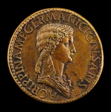 Agrippina Senior, 14 B.C.-A.D. 33, Daughter of Marcus Agrippa, Wife of Germanicus [obverse]. Creator: Giovanni da Cavino