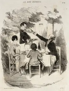 Ah! Il est fraîs...Ah! Il est fraîs..., 1846. Creator: Honore Daumier