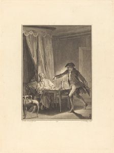 Ah! Jeune homme à ton bienfaiteur, 1774. Creator: Nicolas Delaunay