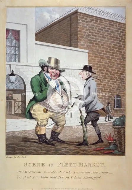 'Ah! Mr Bilk'em how d'ye do? ...', c1825.            Artist: Anon