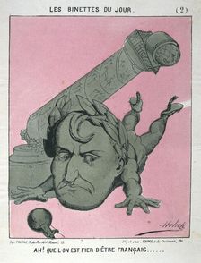 Ah! Que l'on est fier d'etre Francais 1871. Artist: Anon