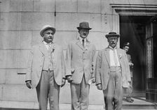 A.H. Runge, Com'r Johnson, Geo. C. Hale, between c1910 and c1915. Creator: Bain News Service
