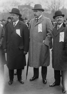A.H. Wiggin & J.P. Morgan, 25 Oct 1917. Creator: Bain News Service