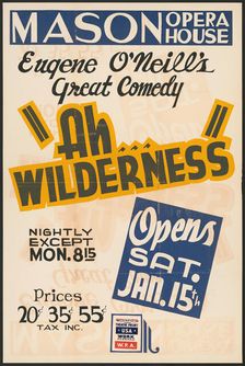 Ah, Wilderness!, Los Angeles, 1938. Creator: Unknown