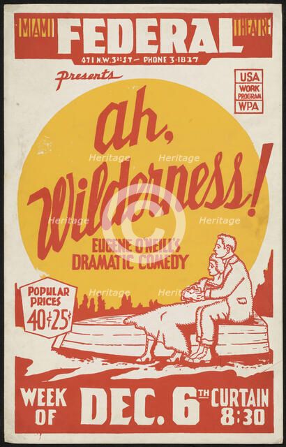 Ah, Wilderness!, Miami, 1937. Creator: Unknown.