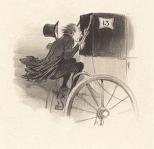 Ah! très bien j'en suis sur! malheureuse..., 1841. Creator: Honore Daumier
