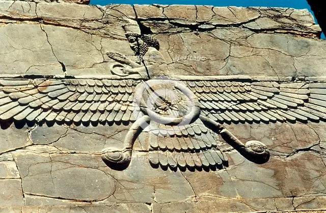 Ahura Mazda, Persepolis, c500 BC. Artist: Anon