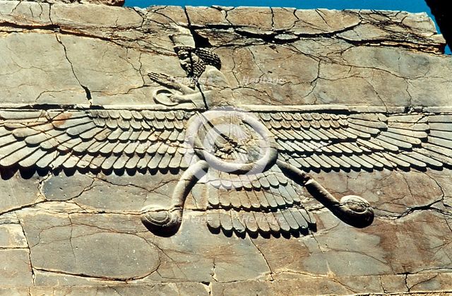 Ahura Mazda, Persepolis, c500 BC. Artist: Anon