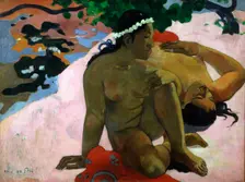 Aha oe feii? (Are You Jealous?) 1892. Artist: Paul Gauguin