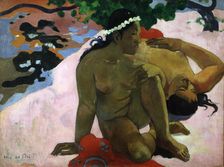 Aha oe feii? (Are You Jealous?) 1892. Artist: Paul Gauguin