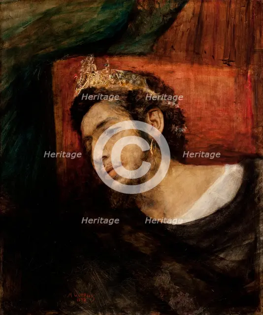 Ahasuerus, 1876. Creator: Maurycy Gottlieb.