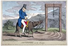 Ahithophel in the dumps 1830. Artist: Henry Heath