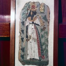Ahmes-Nefertari, Wallpainting from a tomb of Thebes c1200BC
